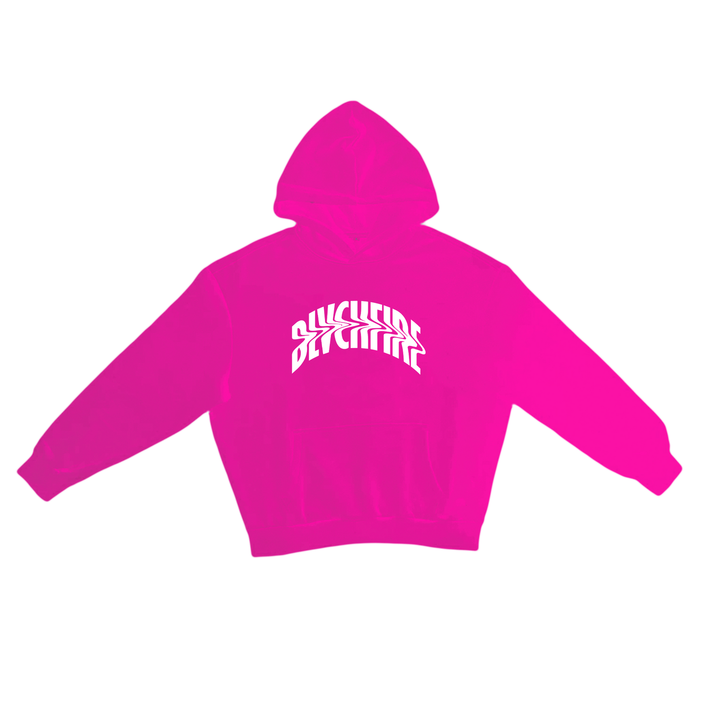 Pink warped hoodie by blvckfire