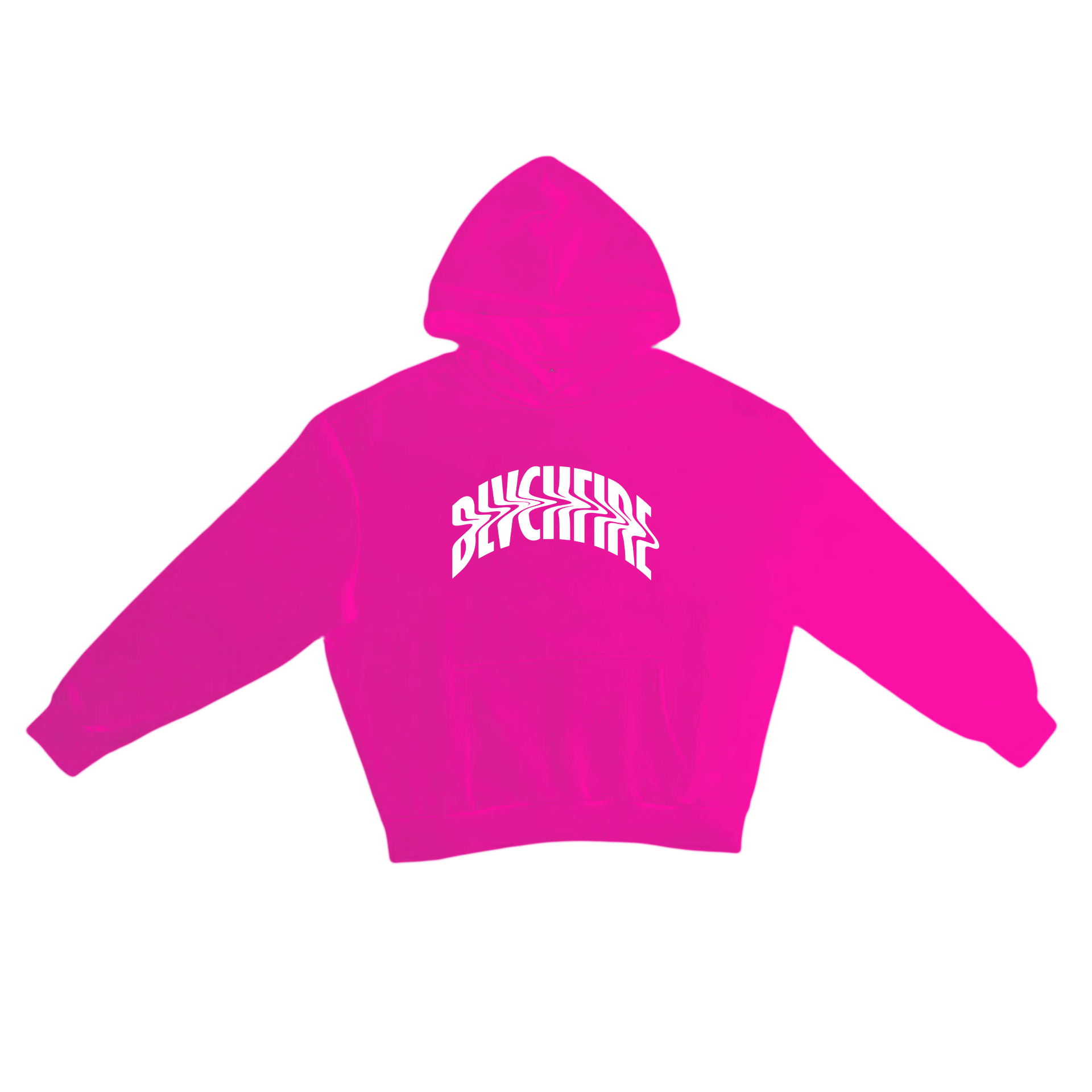 Pink warped hoodie by blvckfire